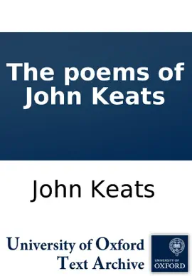 Read: The Book poems of John Keats