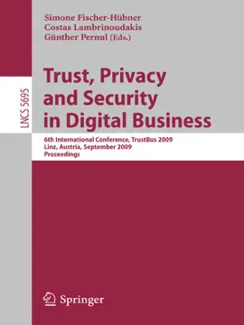 Read: Trust, Book Privacy and Security in Digital Business