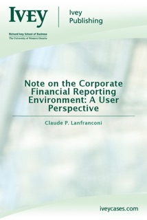 Note on the Corporate Financial Reporting Environment: A User Perspective by Claude P. Lanfranconi