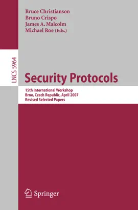 Read: Security Protocols Book
