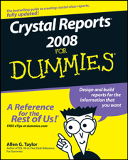 Crystal Reports 2008 For Dummies - Allen G. Taylor Cover Art
