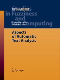 Aspects of Automatic Text Analysis
