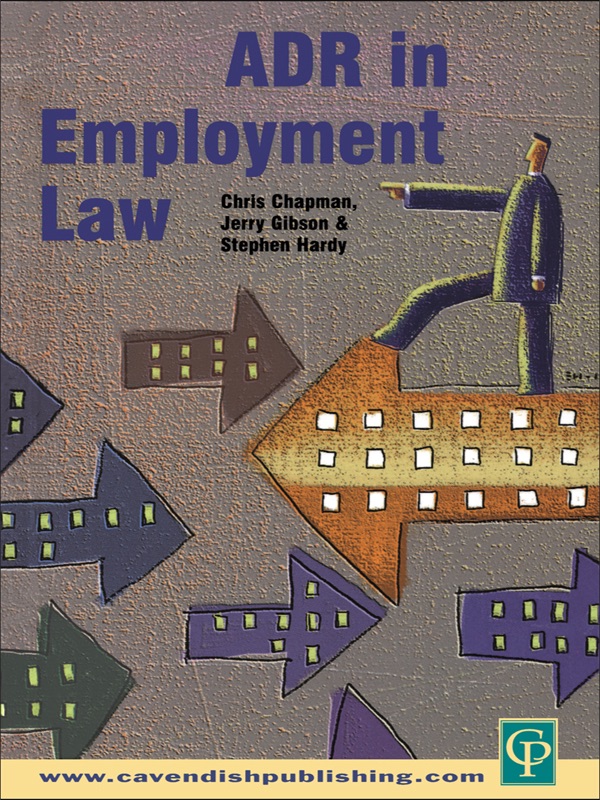 Adr in Employment Law cover