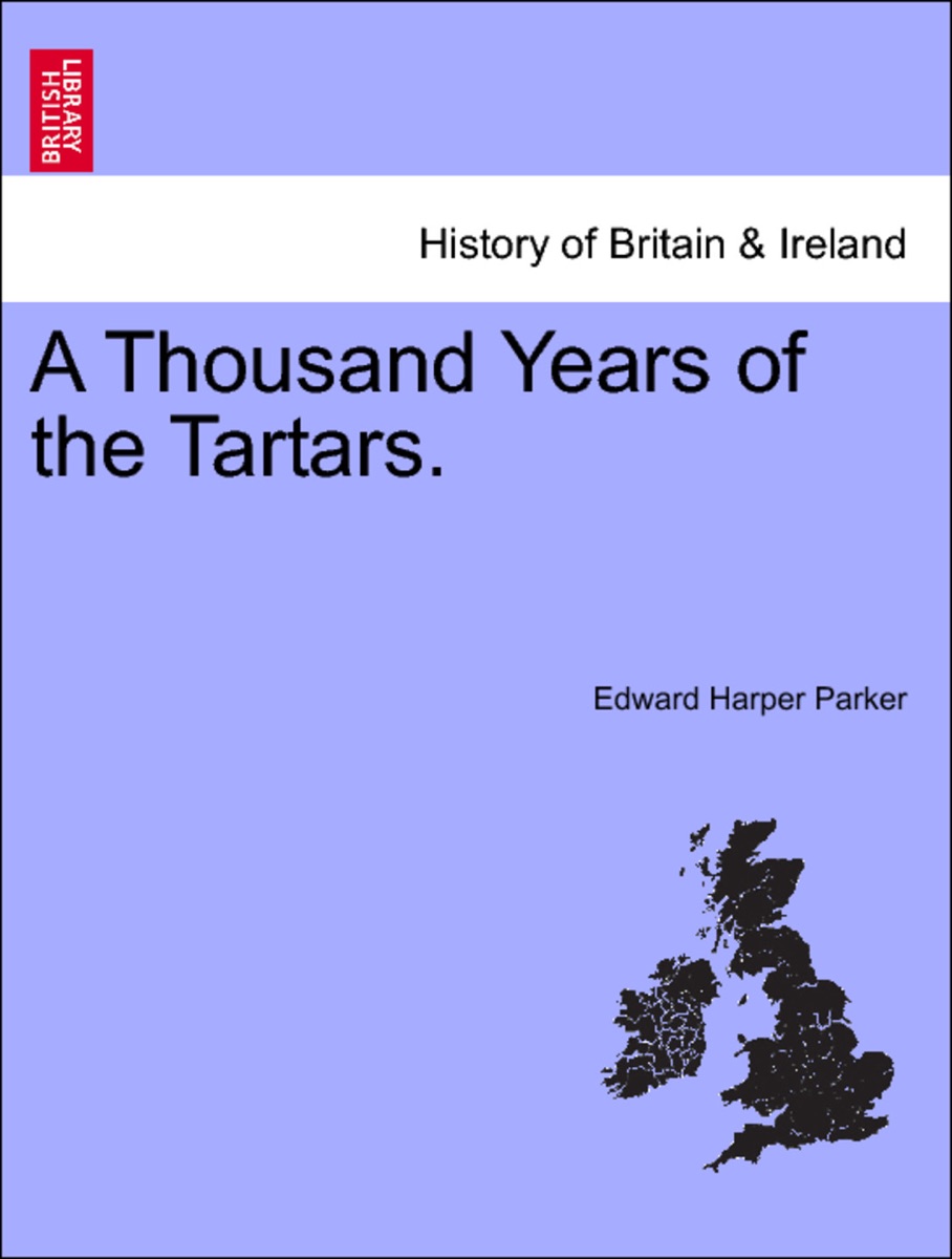 A Thousand Years of the Tartars cover