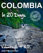 Book cover for Colombia in 20 Days (enhanced edition) by Juan Pablo Gaviria