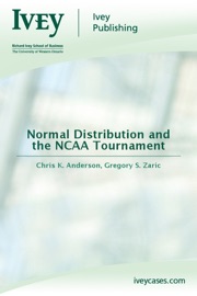 Normal Distribution and the NCAA Tournament