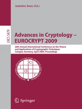 Read: Advances Book in Cryptology - EUROCRYPT 2009