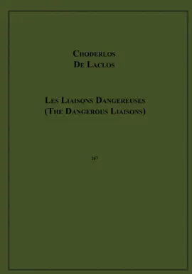 Read: Les Liaisons Book Dangereuses (The Dangerous Liaisons)