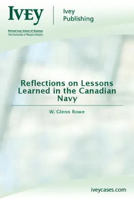 Read: Reflections on Lessons Learned Book in the Canadian Navy