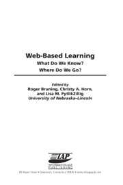 Web Based Learning