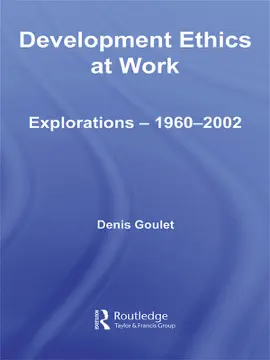 Read: Development Ethics Book at Work