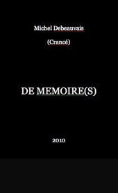 Book cover for De mémoire(s) by Michel Debeauvais