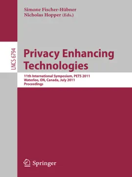 Read: Book Privacy Enhancing Technologies