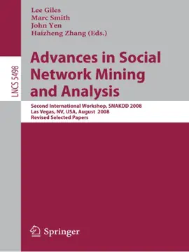 Read: Advances in Social Network Mining and Analysis Book