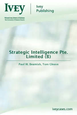 Read: Book Strategic Intelligence Pte. Limited (B)