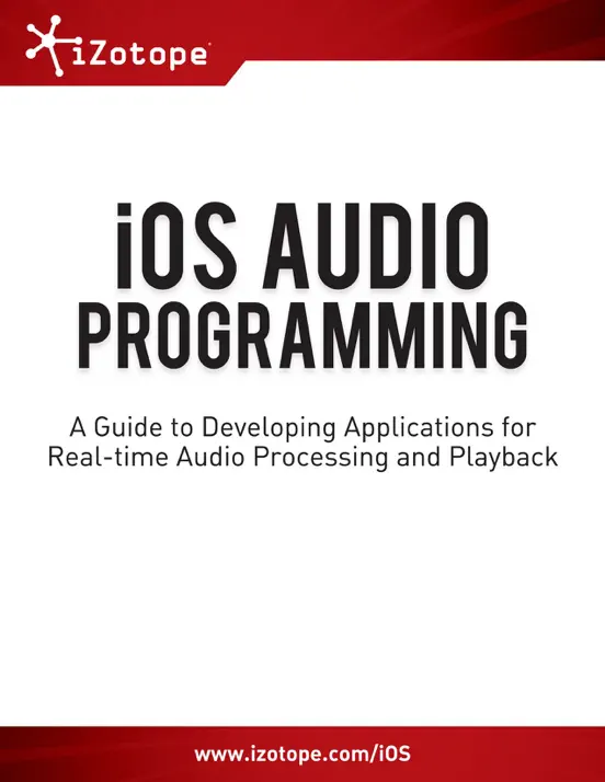 iZotope iOS Audio Programming Guide