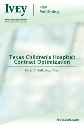 Read: Texas Children's Hospital: Contract Book Optimization