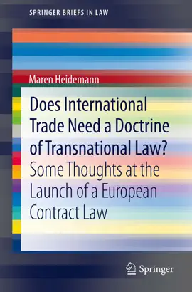 Read: Does International Trade Need a Book Doctrine of Transnational Law?