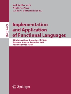 Implementation and Application of Functional Languages by Zoltán Horváth, Viktória Zsók & Andrew Butterfield
