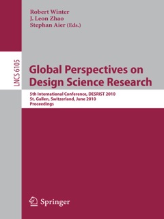 Global Perspectives on Design Science Research by Robert Winter, J. Leon Zhao & Stephan Aier