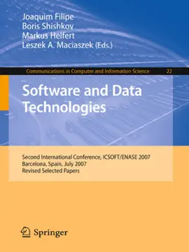 Read: Book Software and Data Technologies