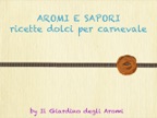 Aromi e sapori