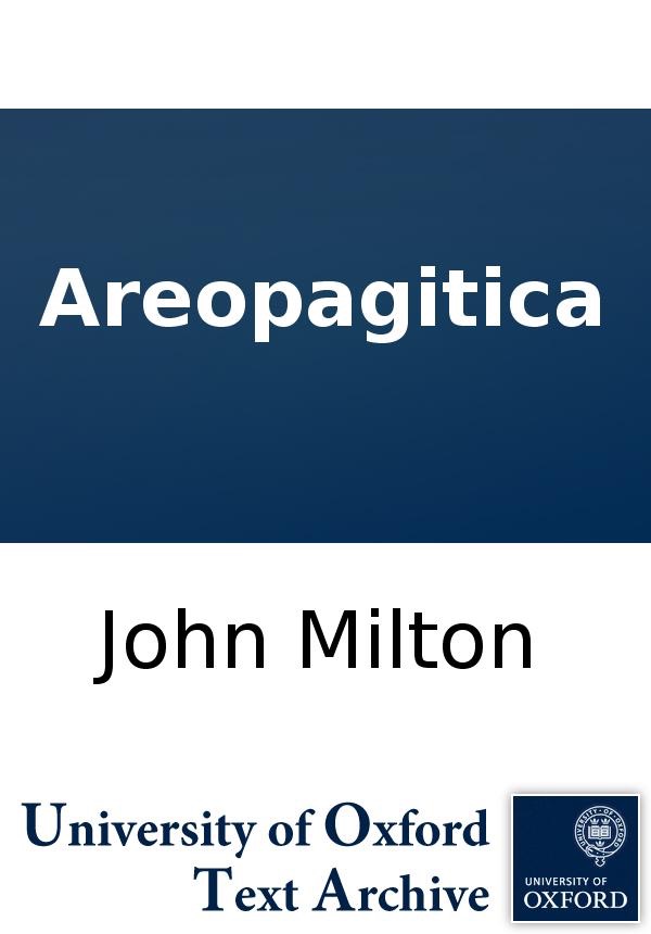 Areopagitica cover