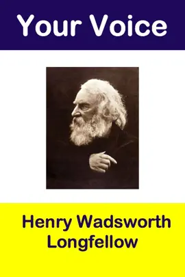 Read: Your Book Voice Henry Wadsworth Longfellow