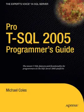Read: Pro T-SQL 2005 Book Programmer's Guide