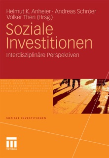 Soziale Investitionen by Helmut K. Anheier, Andreas Schröer & Volker Then