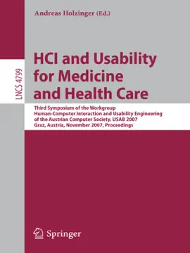 Read: HCI and Usability for Medicine Book and Health Care