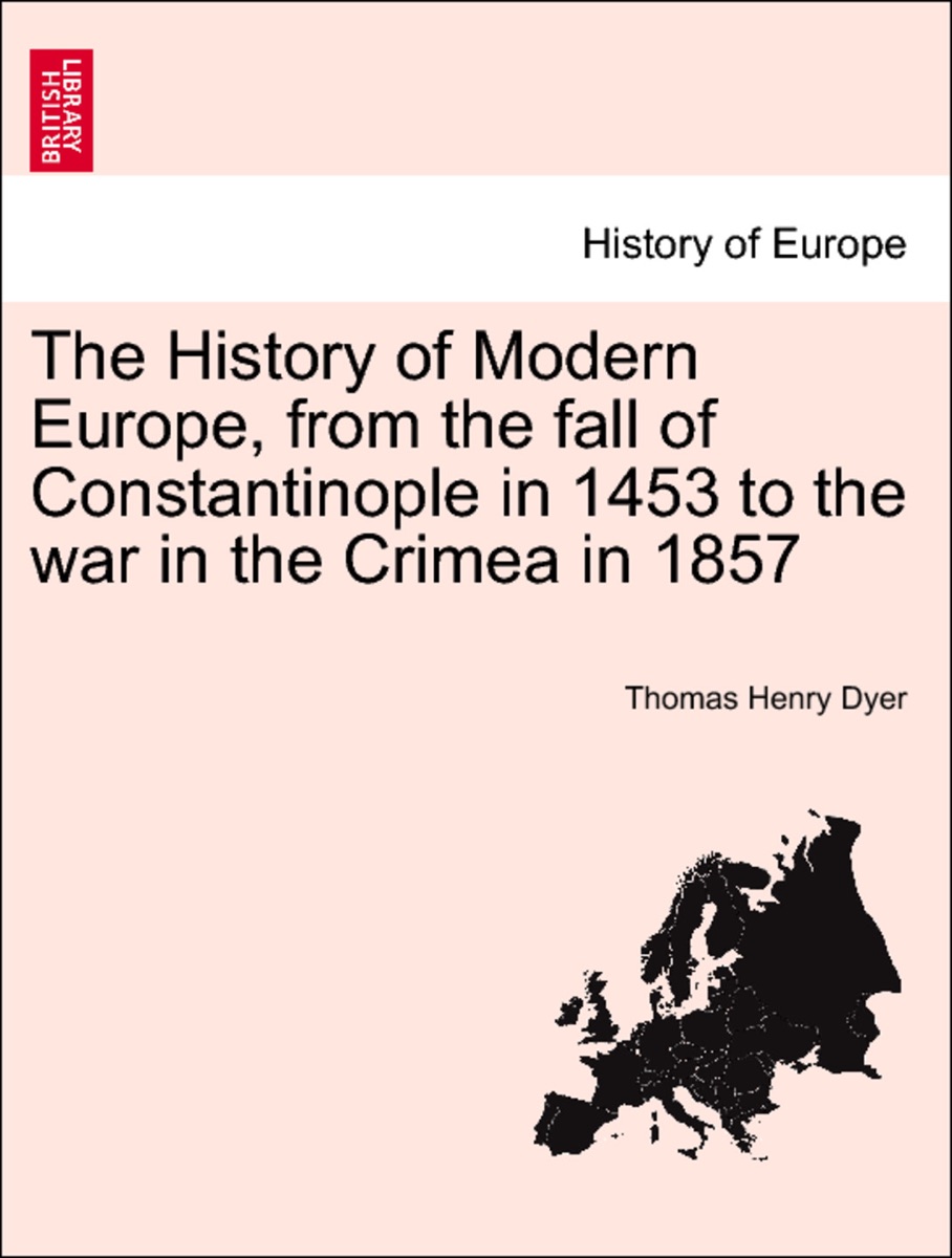 History of Modern Europe from the Fall of Constantinople cover