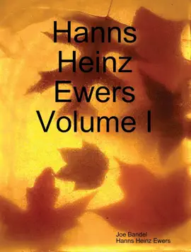 Read: Hanns Heinz Book Ewers Volume I