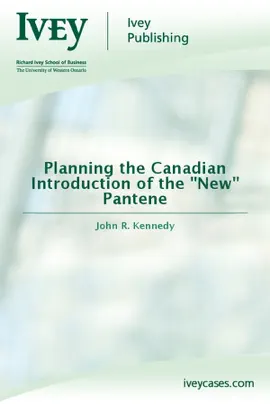 Planning the Canadian Introduction of the "New" Pantene