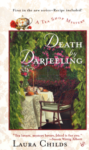 Death by Darjeeling - Laura Childs Cover Art