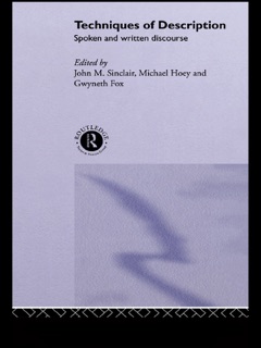 Techniques of Description by Gwyneth Fox, Michael Hoey & John M. Sinclair