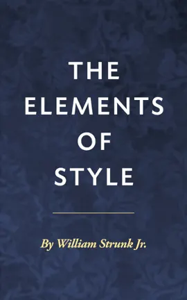 Read: The Elements Book of Style