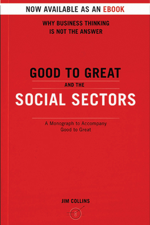 Good To Great And The Social Sectors - Jim Collins Cover Art