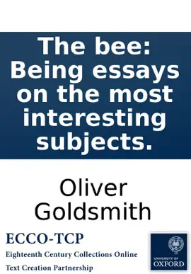 Read: The Book bee: Being essays on the most interesting subjects.