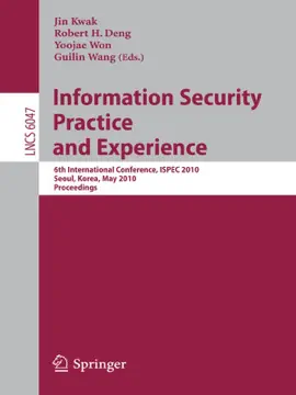 Read: Information Book Security, Practice and Experience