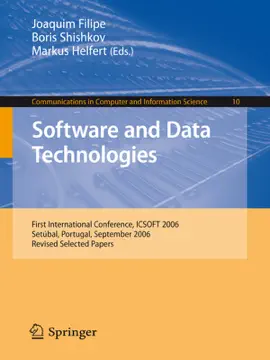 Read: Book Software and Data Technologies