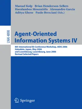 Read: Agent-Oriented Information Systems IV Book