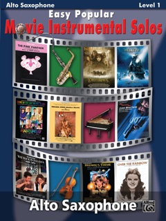 Easy Pop Movie: Alto Saxophone Instrumental Solos by Alfred Music