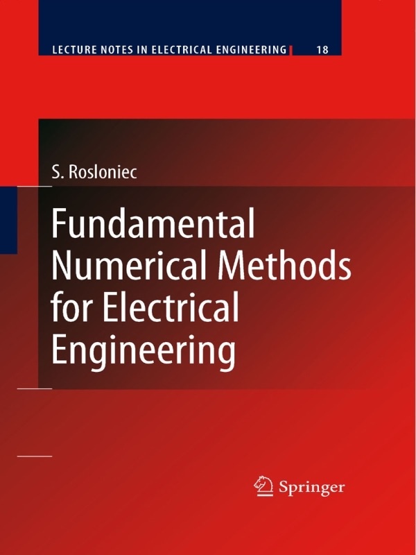 Fundamental Numerical Methods for Electrical Engineering cover