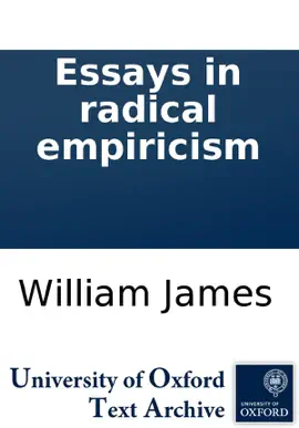 Read: Essays in radical Book empiricism