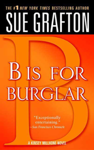 B Is for Burglar - Sue Grafton Cover Art