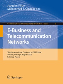 E-Business and Telecommunication Networks - Joaquim Filipe & Mohammad S. Obaidat
