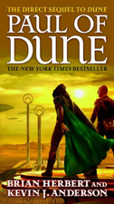 Paul of Dune - Brian Herbert &amp; Kevin J. Anderson Cover Art