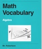 Book Math Vocabulary