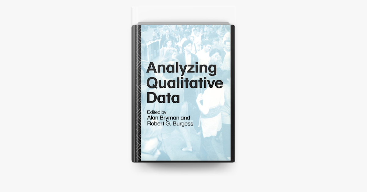 Analyzing Qualitative Data by Alan Bryman & Bob Burgess on Apple Books